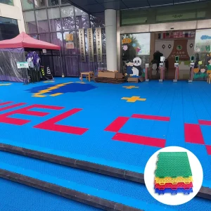 Factory Sale Henghui Sports Durable Indoor Outdoor Interlocking Suspended Basketball Court Flooring Tiles PP Material Waterproof