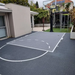 Factory Sale PP Material Backyard Sport Court Floor Tiles Outdoor Plastic Flooring Mat Basketball Tennis Badminton Court