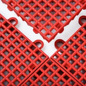 Factory Selling Top Quality Grid PP Sports Flooring Tile With Interlock Install Delivery to Door