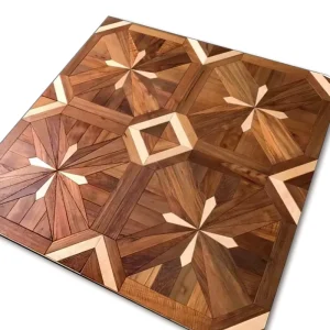 Factory Supply 600x600mm Custom Versailles Parquet Flooring Multilayer Engineered Wood Floor for Residential Commercial Projects