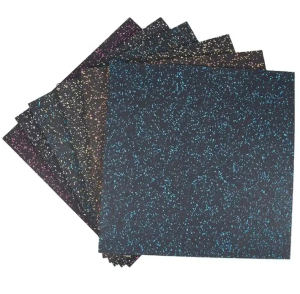 Factory Supply Custom Gym Rubber Flooring Rolls Tiles Sports Equipments Rubber Mat