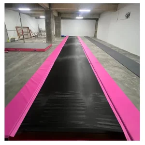 Factory Supply Customized Color 20ft 30ft 50ft 40ft High Carbon Steel Tumble Track Long Trampoline for Tumbling Gymnastics