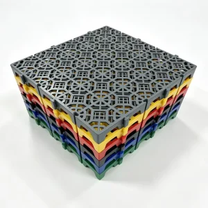 Factory Supply Heavy Duty Eco-Friendly Plastic Grating Flooring Interlocking Garage Anti-Skid Waterproof Surface
