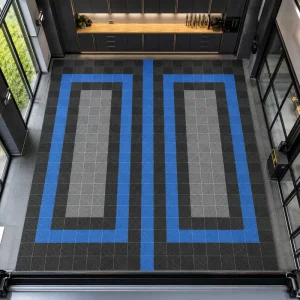 Factory Supply PP Interlocking Garage Flooring Tiles for Automotive Workshops