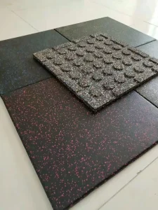 Factory Thick Black Non-Slip Rubber Gym Mat