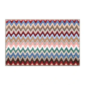 Factory Washable Custom Pattern Polyester TPR Bathroom Floor Mat