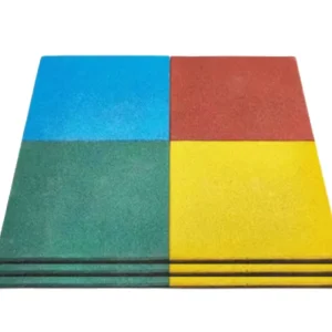 Factory Waterproof Anti Slip EPDM Rubber Tiles with Cutting Service for Playground Park Sports Court