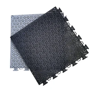 Factory nonslip PP interlocking plastic floor tiles suitable for backyard basketball and pickleball