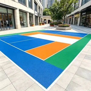 Fade Resistant Futsal Court Flooring Interlocking Sports Flooring for Children’s Playgrounds