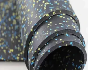 Fadeless Non Toxic No Smell EPDM Anti-Slip School Shooting Range Gym Rubber Flooring Roll Mat