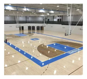 Fiba Approval Canadian Maple Indoor Gym Solid Flooring Basketball Court Sports Flooring