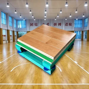 Fiba Approved Basketball Flooring Multipurpose Flooring for Gyms Basketball Courts High School Maple Solid Wood Gym Floor