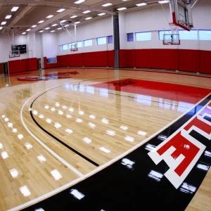 Fiba Indoor Approved Wood Basketball Sports Flooring Synthesis Wooden Court Tile Floor Hardwood Solid Wood Maple Flooring