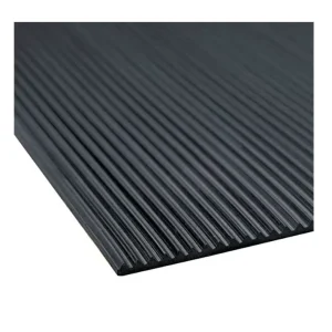 Fine Ribbed Pattern Rubber Floor Sheet