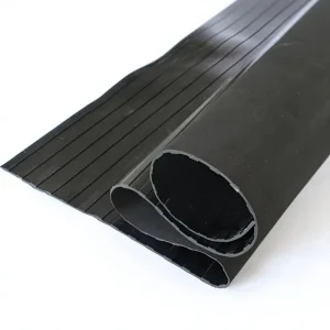 Fine & Wide Flat Ribbed Rubber Sheet Anti-Slip Flooring Mat