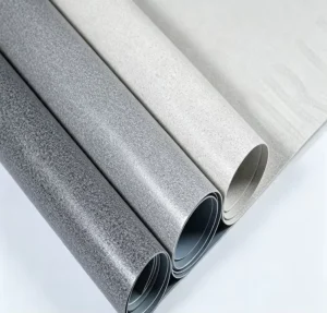 Fire Resistant Homogeneous Pvc Roll Floor Shock Absorption Antibacterial Flooring for Public Building Corridor
