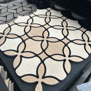 Fire Resistant Stylish Sound Absorbing Acoustic Wall Panel for Restaurant Private Booth Decor Use