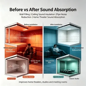 Fire Retardant Acoustic Panels OEM ODM Polyester Fiber Soundproofing Boards CE Compliant