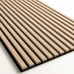 Fire Retardant MDF Grooved Outdoor Sound Absorbing Wood Acoustic Panel