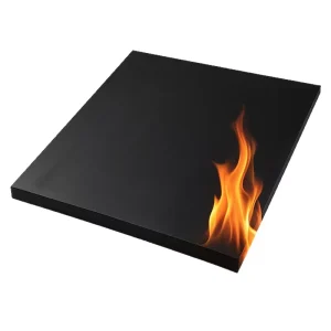 Fire-resistant Flame-retardant EPDM Rubber Sheet Black Insulating High-temperature-resistant Floor Mat V0-grade
