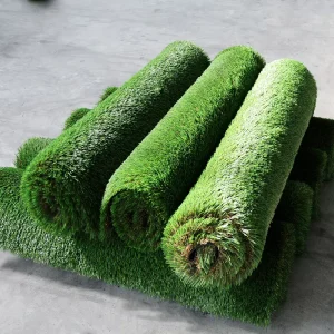 Fireproof 40mm High Density Soccer Artificial Grass Roll Indoor Outdoor Backyard Sports Flooring
