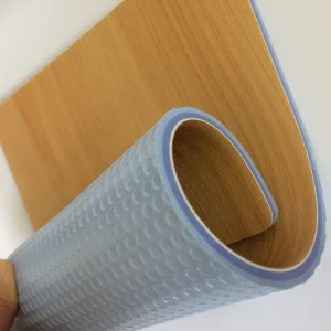 Fireproof Glossy PVC Vinyl Flooring Eco-Friendly Wear-Resistant Anti-Slip Antibacterial Graphic Design