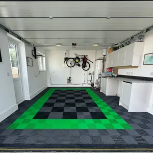 Fireproof PP Plastic Grid Floor Tiles for Car Wash and Garage