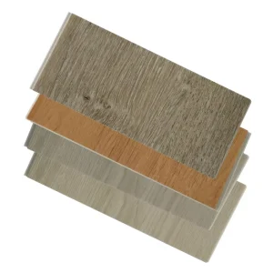 Fireproof SPC Vinyl Plank Click Lock Flooring Indoor Waterproof Eco Friendly Gym School Office Exterior Tiles