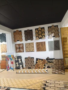 Fireproof Waterproof MDF Akupanel Acoustic Wall Panel with Felt Installation