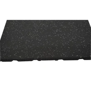 Fitness Gym Rubber Flooring 500x500x20mm Composite White Fleck Shock Absorption Rubber Playground Tiles