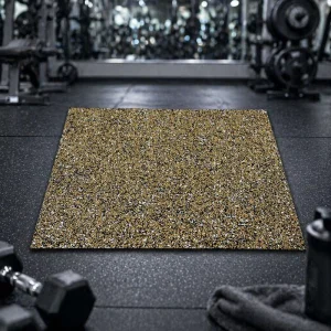 Fitness Mat Rubber Flooring Mats Carpet Floor Tiles for Fitness Room Home Gym