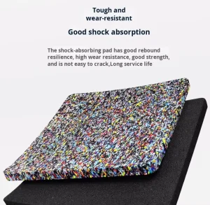 Flame Retardant Sound Insulation Shock Absorption 5mm Polyurethane Rubber Foam Flooring for Hotels Gyms Warehouses Anti-Slip