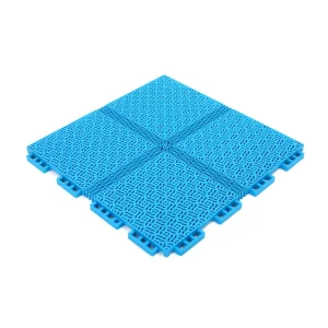 Flexible 500G piece 15.8mm Thick Cushion Easy to Install Badminton Court Tiles for Basketball Tennis From CN HEB TIANSU