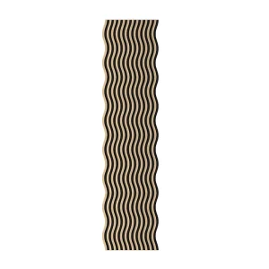 Flexible MDF and Polyester Acoustic Panels Waved Ceiling Wall Panel with Slat Commercial Space Interior Decoration