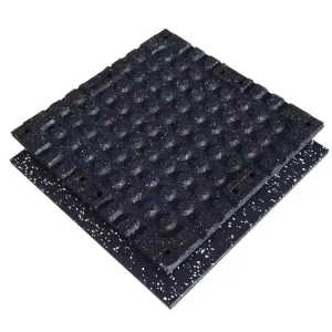 Floor Rubber Mats 50*50 100*100cm Gym Flooring Rubber Wear Resistant Rubber Gym Mats Flooring