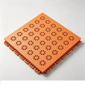 Flower Pattern TPE Suspended Modular Shock-Absorbent Tiles for Kindergartens and Sports Courts