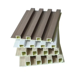 Fluted Wall Panel Wood and Stone Color Acoustic Wall Panel Soundproof Panels Interior Wall Decoration