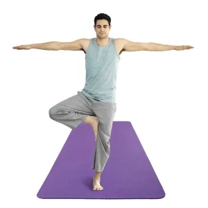 Foldable NBR Treadmill Bike Floor Mat Exercise Equipment Protector for Indoor Training