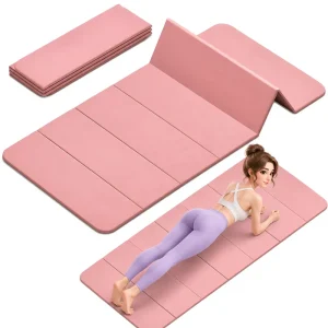 Folding Portable Travel Fitness Exercise Training Practice Stability Balance Non Slip Workout Compact Storage Yoga Mat