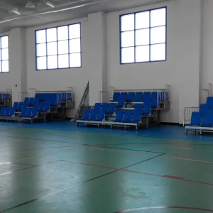 Folding Telescopic Bleachers Retractable Stadium Grandstand Seats for Gymnasium School Sports Center