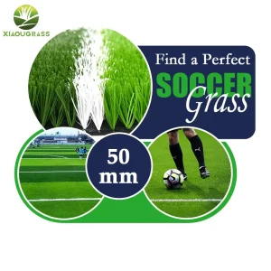 Football Field Artificial Grass 50mm Durable Synthetic Carpet Grass for Soccer Pitch