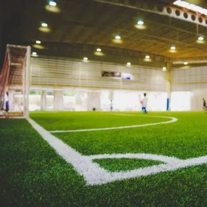 Football Field Non-infill Synthetic Grass Turf for Indoor Soccer