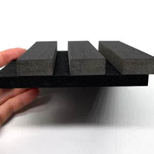 For Oak Wood Grain Acoustic Panels Hex Design Auditoriums Studios 3D Model Graphic Design Highly Effective Sound Absorption