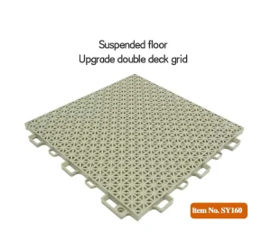 For SY160 Polypropylene Plastic Suspended Floor Concrete Slab Tennis Court Multi Sport Surface Durable Indoor Outdoor Sports
