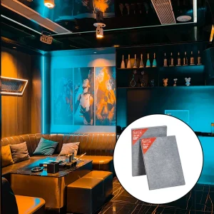 Formaldehyde free Damping Sound Insulation Board Fireproof for Bedroom Walls & Ceilings
