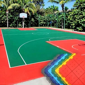 Free Sample DIY Modular Interlocking PP Tiles Flooring for Outdoor Home Basketball Court Easy Installation