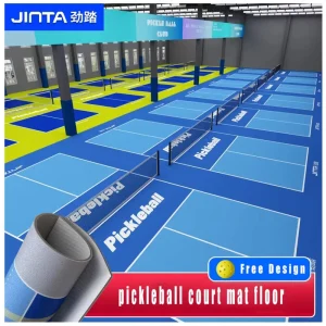 Free Samples Factory Pickleball Court Flooring 3mm Durable PVC Acrylic Pickleball Court Floor Mat for Indoor Outdoor
