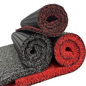Free-cutting Thick PVC-backed Carpet Floor Mats with Thickened Bottom. Car Floor Mats and Anti-slip Dust-proof Mats.