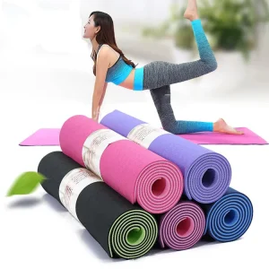 Frosted PU Anti-Slip Yoga Mat for Exercise