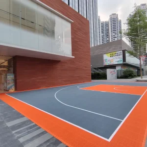 Full Set of Modular Pickleball Court Tiles PVC Interlock Multi sport Backyard Court Flooring Modern Anti Slip